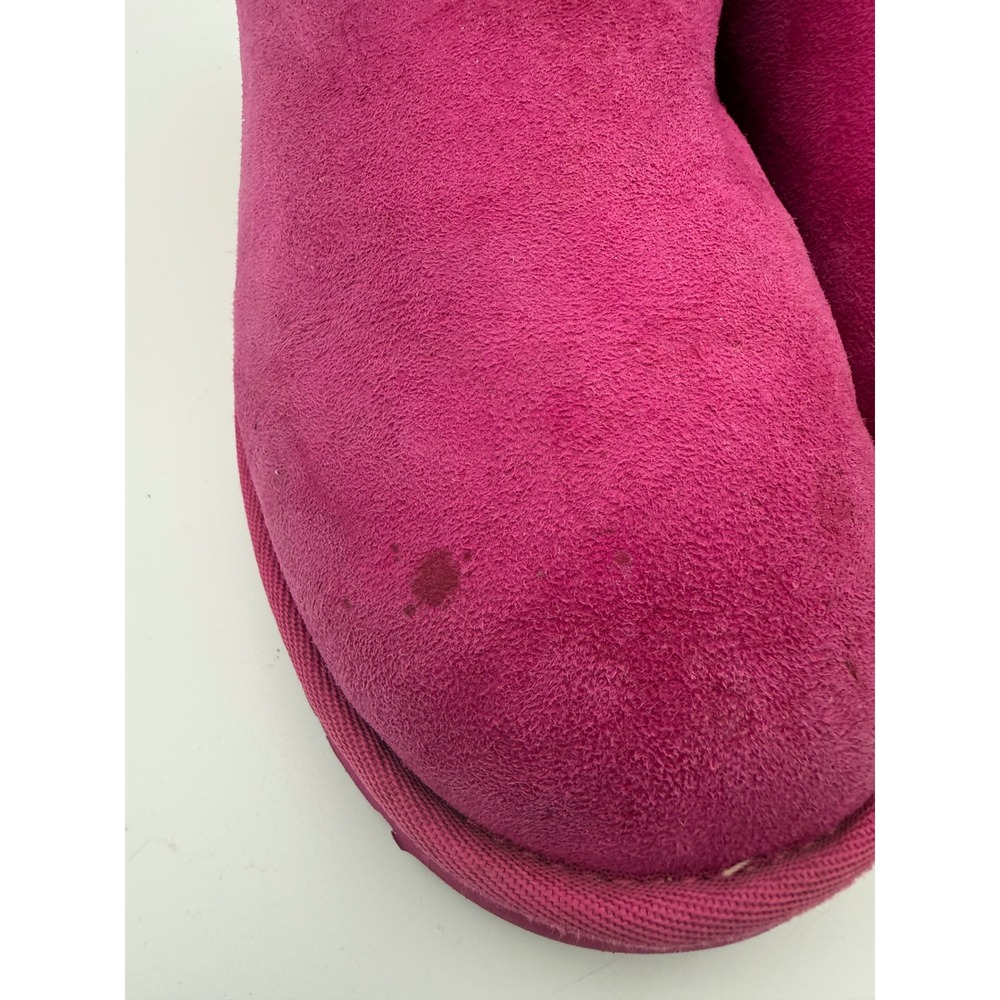 Rare UGG Classic Ultra Mini Dark Peony Suede Boots 1116109 Womens 6 - Picture 7 of 7